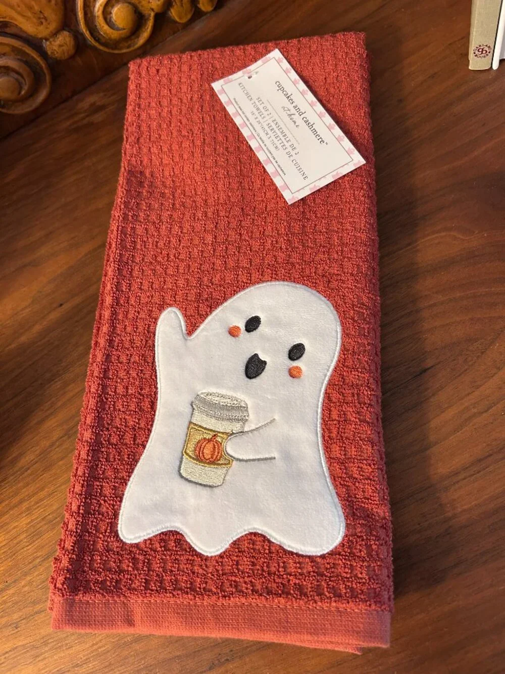cupcakes and cashmere Halloween towels